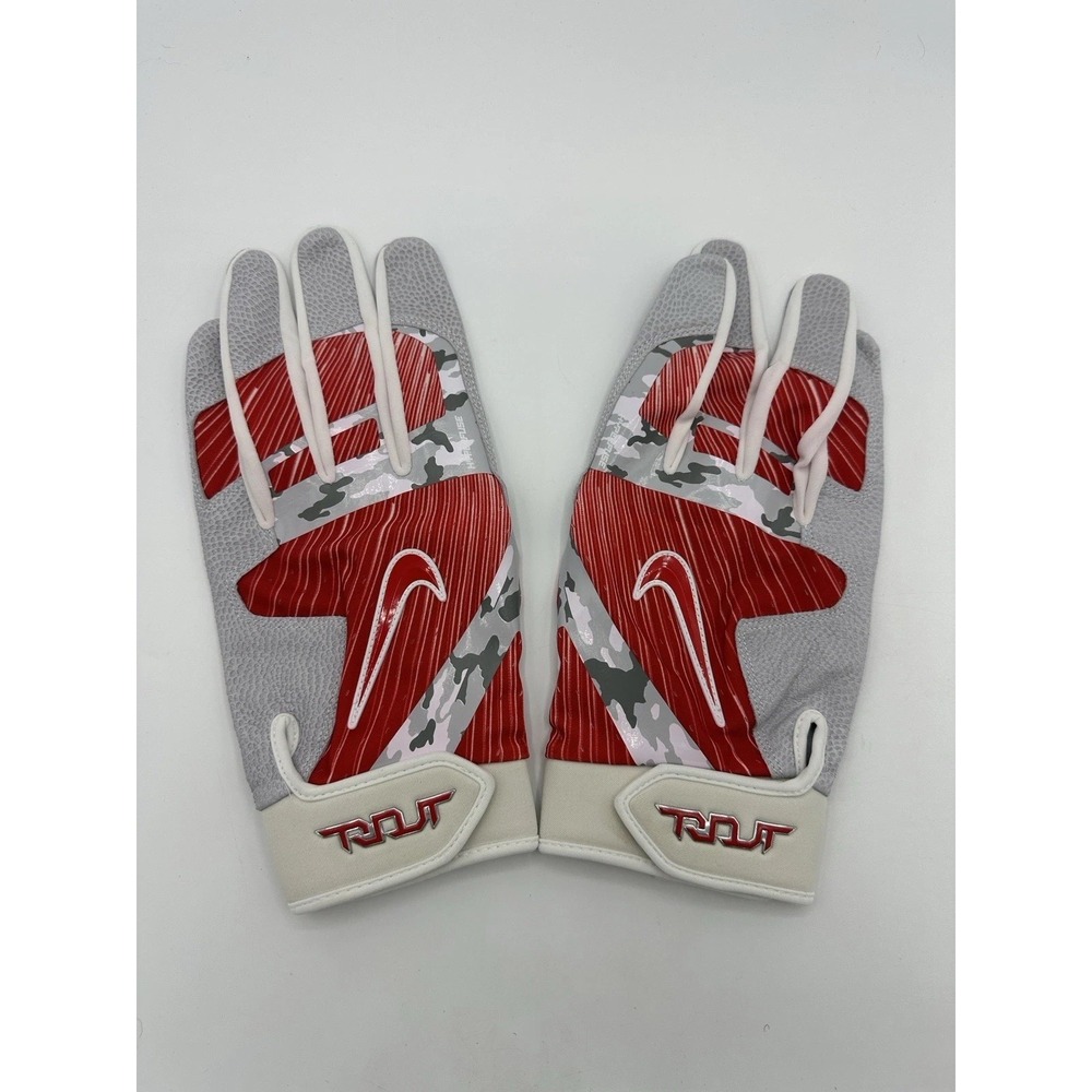 Nike Mike Trout MVP Elite Batting Gloves 2XL CFM Sample #27 2017 Rare